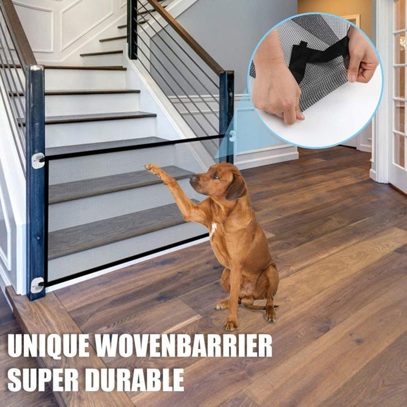 Folding Mesh Barrier for Pet Safety