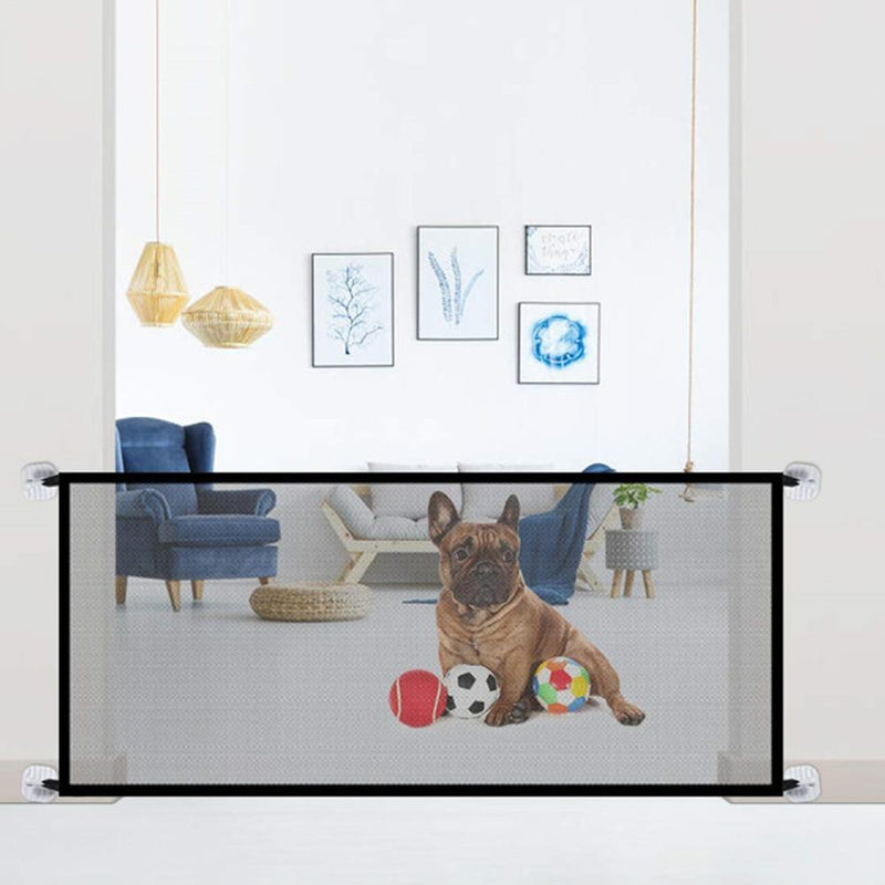 Folding Mesh Barrier for Pet Safety