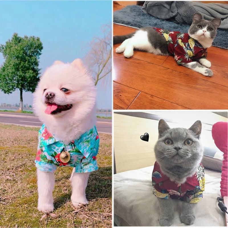 Hawaiian Style Pet Clothing for Dogs