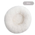 Round Plush Pet Bed: Soft and Washable