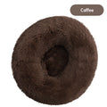 Round Plush Pet Bed: Soft and Washable