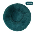 Round Plush Pet Bed: Soft and Washable