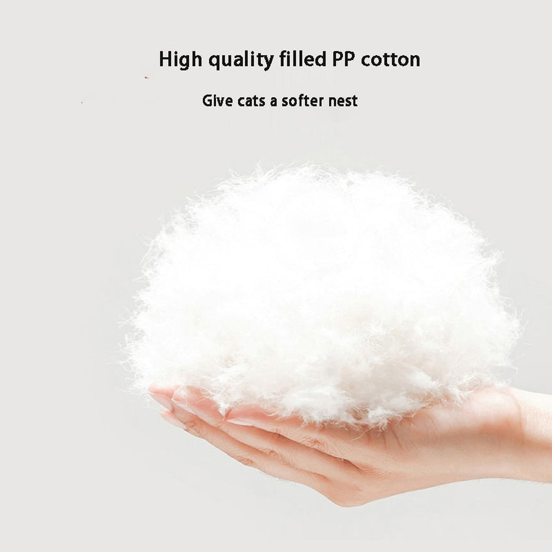 Round Plush Pet Bed: Soft and Washable