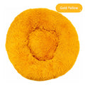 Round Plush Pet Bed: Soft and Washable