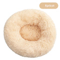 Round Plush Pet Bed: Soft and Washable