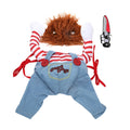 Unleash Your Dog's Inner Killer Doll with our Halloween Costume!